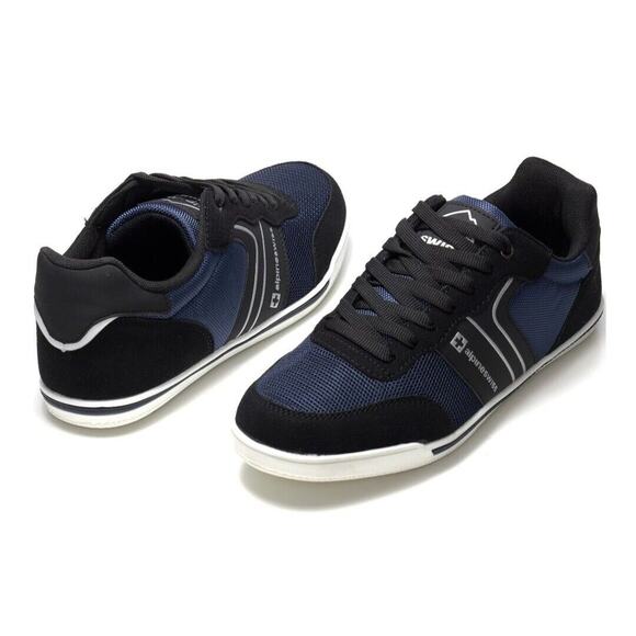 Alpine Swiss Liam Men's Size 11 Fashion Sneakers Suede‎ Trim Low Top Lace Up New - Picture 2 of 6